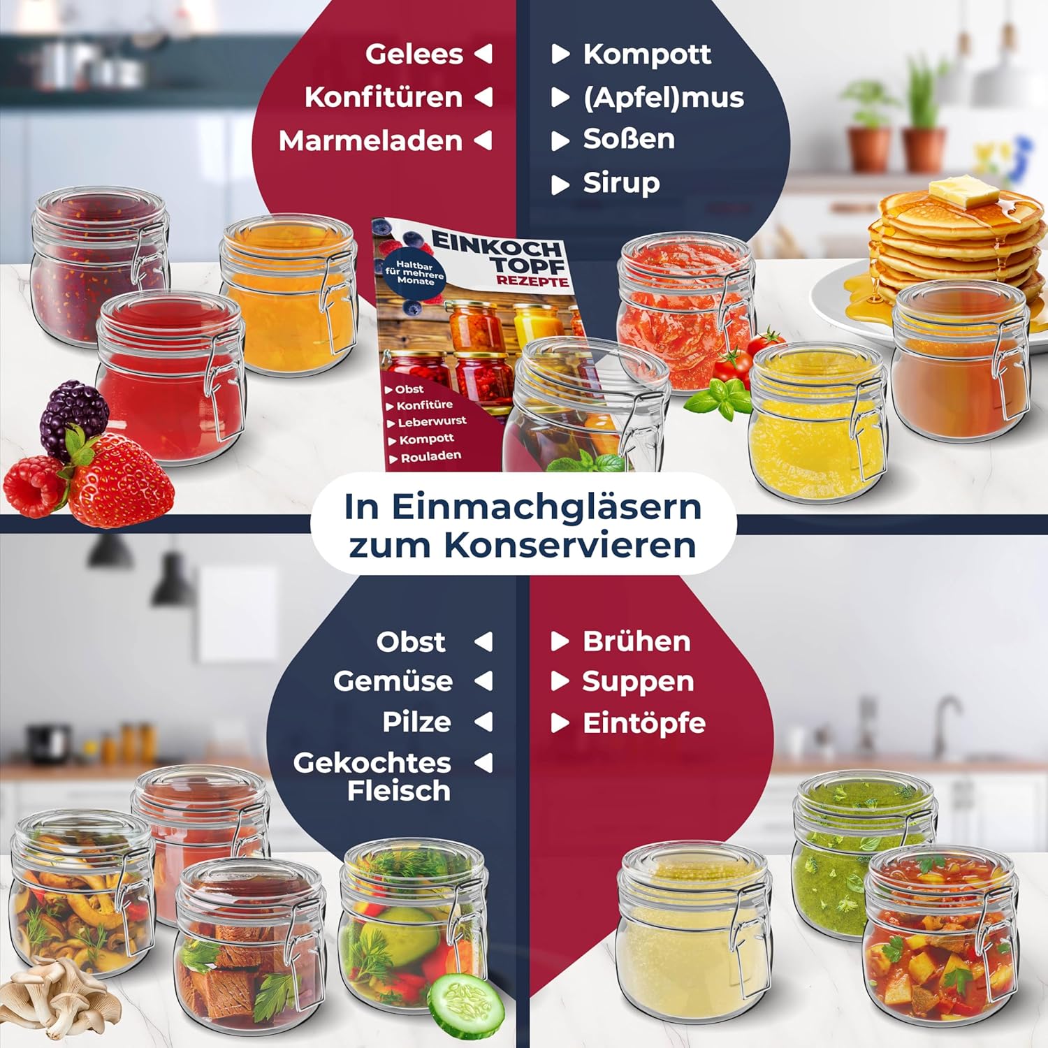 KESSER Einkochautomat 27 Liter, Edelstahl| 1800 Watt | Temperatur von 30-100°C | Dauerbetrieb | Abschaltautomatik Einkochvollautomat Heißgetränkeautomat Glühweintopf mit Zange & 2 Gläsern, schwarz — Ansicht 6